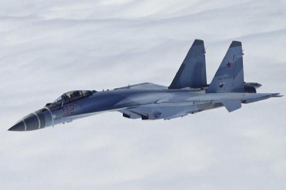 Минобороны предоставило видео, как российский Су-30СМ уничтожил самолёт ВСУ