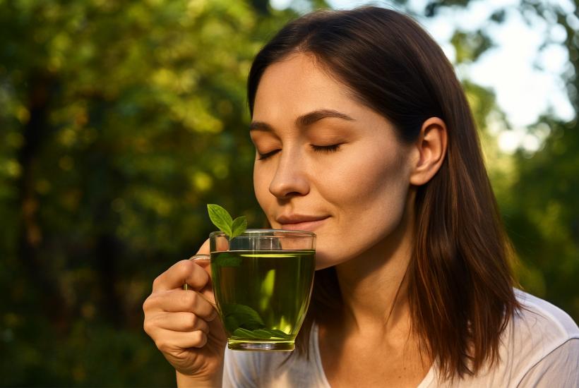 Зелёный чай и красота