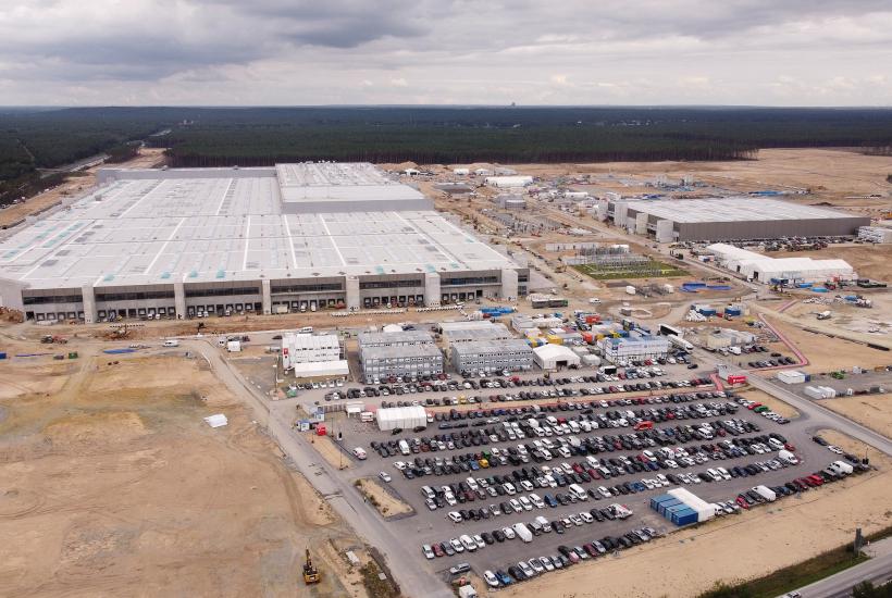 Завод Tesla в Германии Завод Tesla в Германии