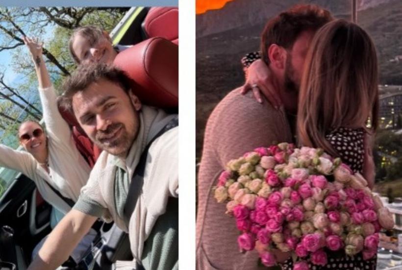 Актриса Агата Муцениеце и музыкант Пётр Дранга