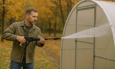 Теплица деформируется от мокрого снега в ноябре — мастер-дачник