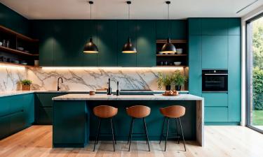 Отдельно стоящие кухонные шкафы стали интерьерным трендом 2026 года