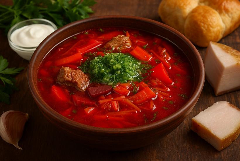 одесский борщ с говядиной