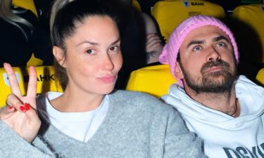 Беременная Агата Муцениеце и Пётр Дранга: какие уютные образы супруги выбрали для выхода в свет