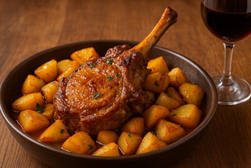 жаркое из свинины с картошкой