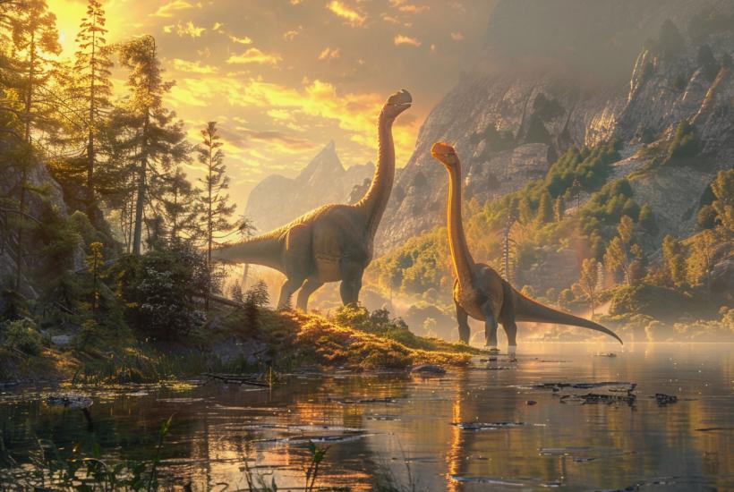 динозавр в природе