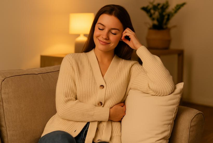 Тёплый кардиган