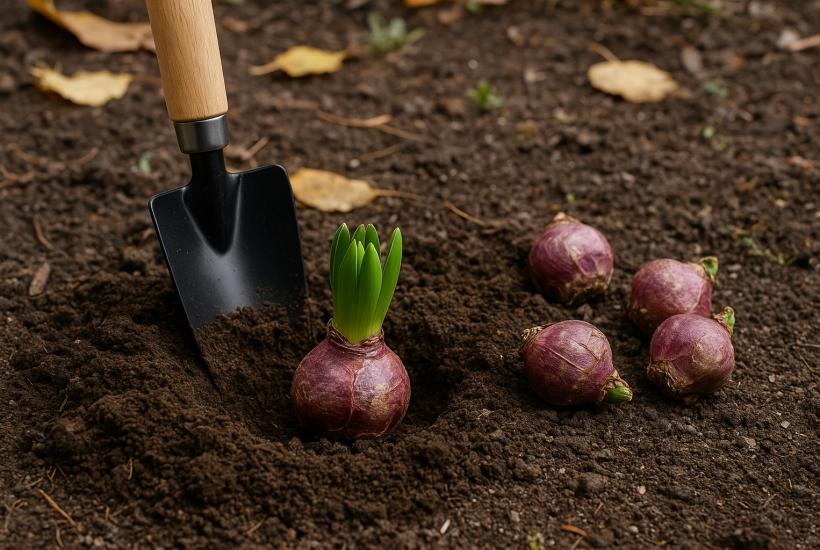 Посадка гиацинтов