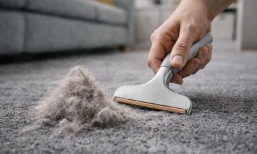 То, что не берёт пылесос, снимается одним движением: простой лайфхак для ковров