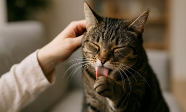 Кошки умываются после ласки, чтобы убрать чужой запах с шерсти, объясняют ветеринары