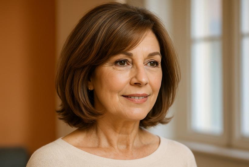 Причёска "Итальянский боб"