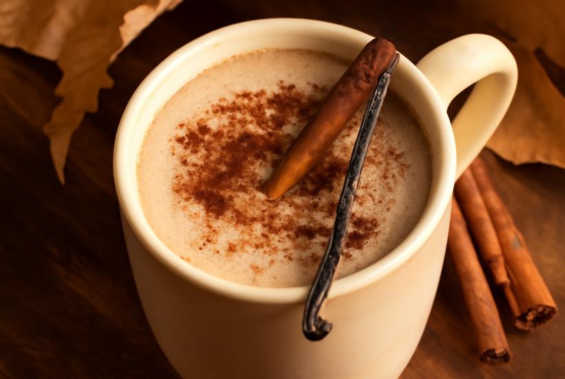 Цикориевый напиток с ванилью и корицей