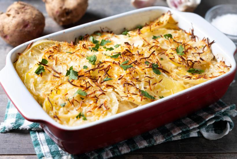 Запечённый картофель с сыром Запечённый картофель с сыром