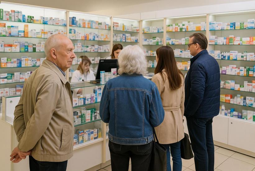 Очередь в аптеке