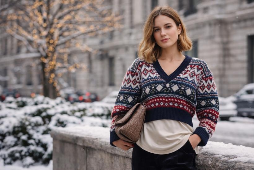 Девушка в свитере