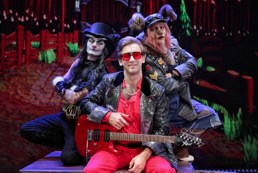 Сцена из спектакля Московского театра иллюзии Бременские музыканты