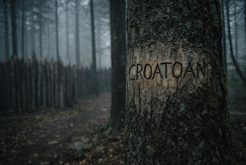 Дерево с вырезанным словом