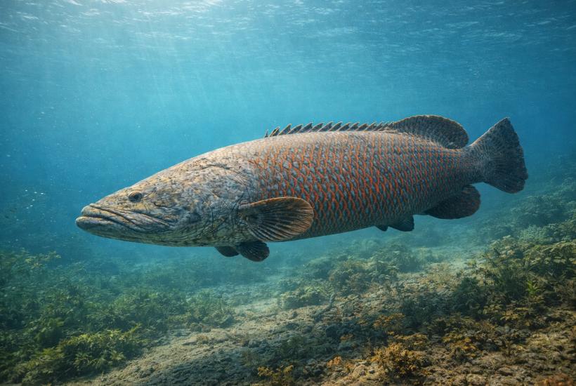 Пиранука в подводном мире Амазонки