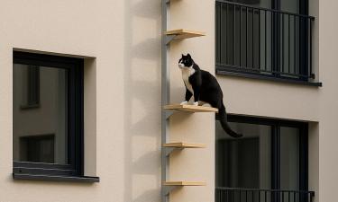 Мировая мода на кошачьи лестницы: швейцарцы делают из фасадов вертикальные джунгли
