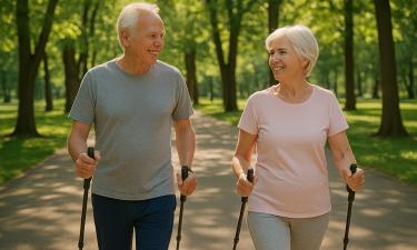 Скандинавская ходьба задействует до 90% мышц — объяснил терапевт Джузеппе Арагона