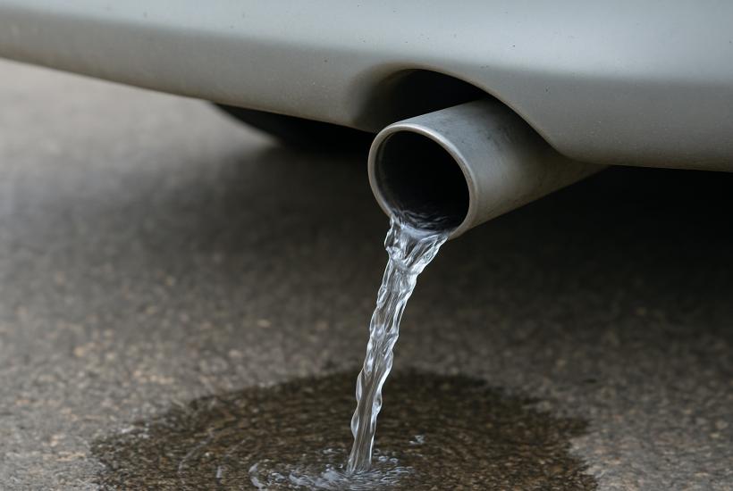 Вода из глушителя