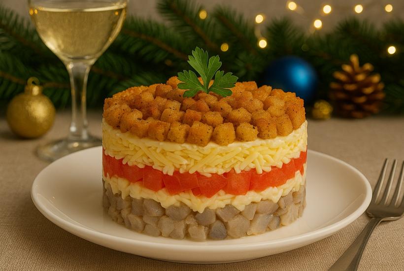 Слоеный салат