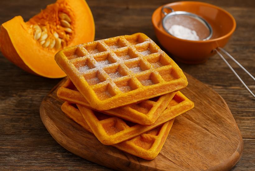 Тыквенные венские вафли