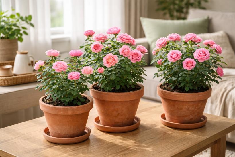 Корнесобственные розы лучше переносят горшечное выращивание