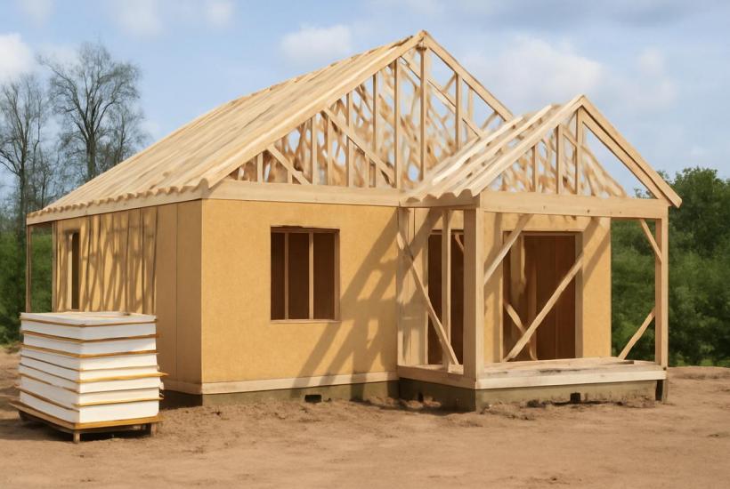 Строительство дома из СИП-панелей