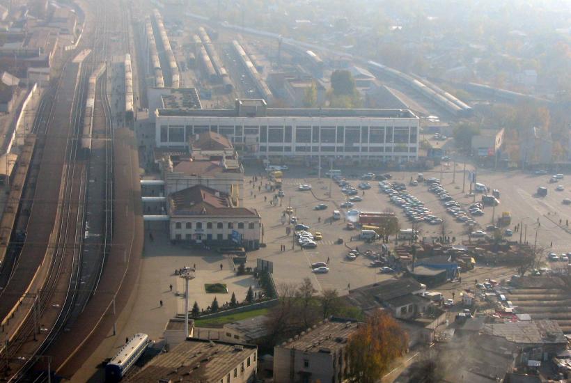 Вид на вокзал «Запорожье-I»