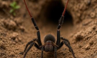 Паук Portia охотится на других пауков с обходом маршрута — BBC Wildlife