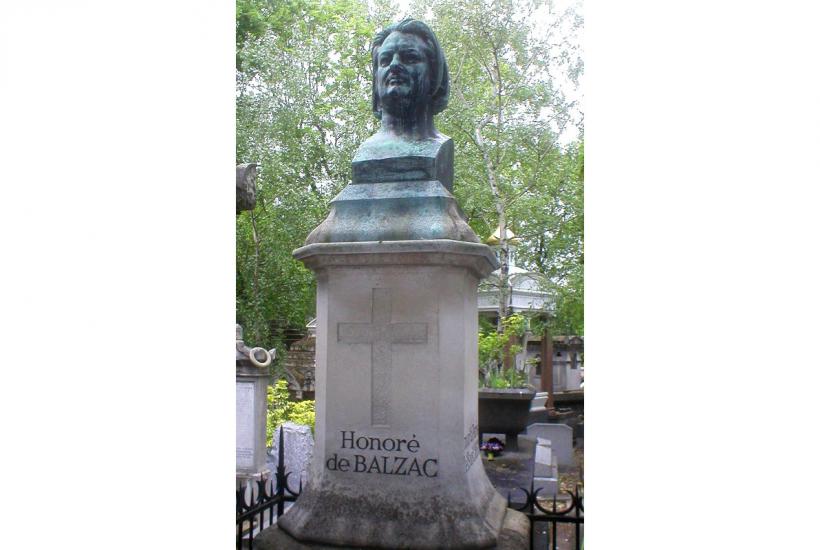 Оноре де Бальзак, французский писатель, бюст Пьера Жана Давида с Давидом Д'Анжером (бронза, стих 1850 г.)
