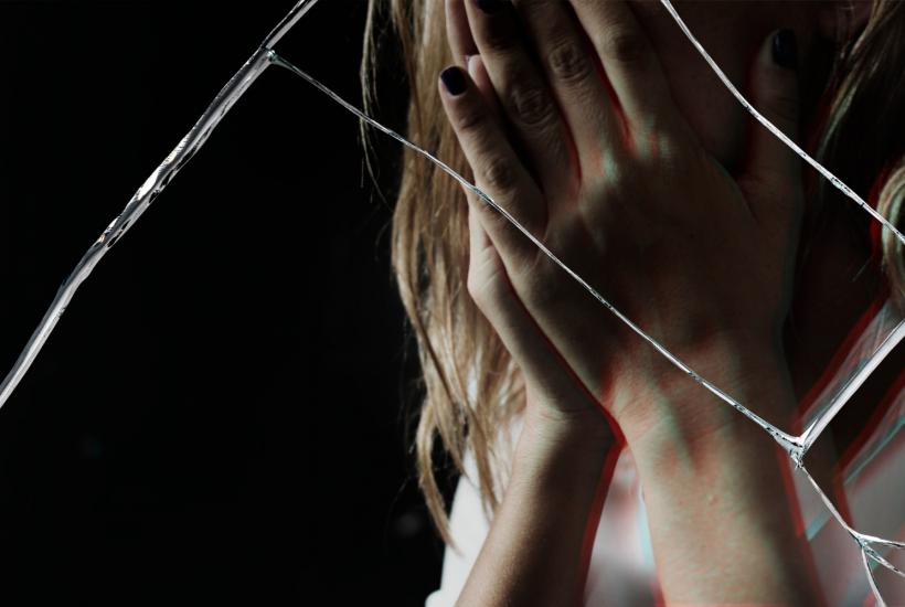 Подавленная женщина