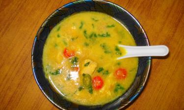 Суп с гречкой и фаршем выдаёт насыщенность без долгого томления