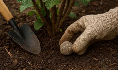 Смесь из золы и скорлупы предотвращает появление вредителей