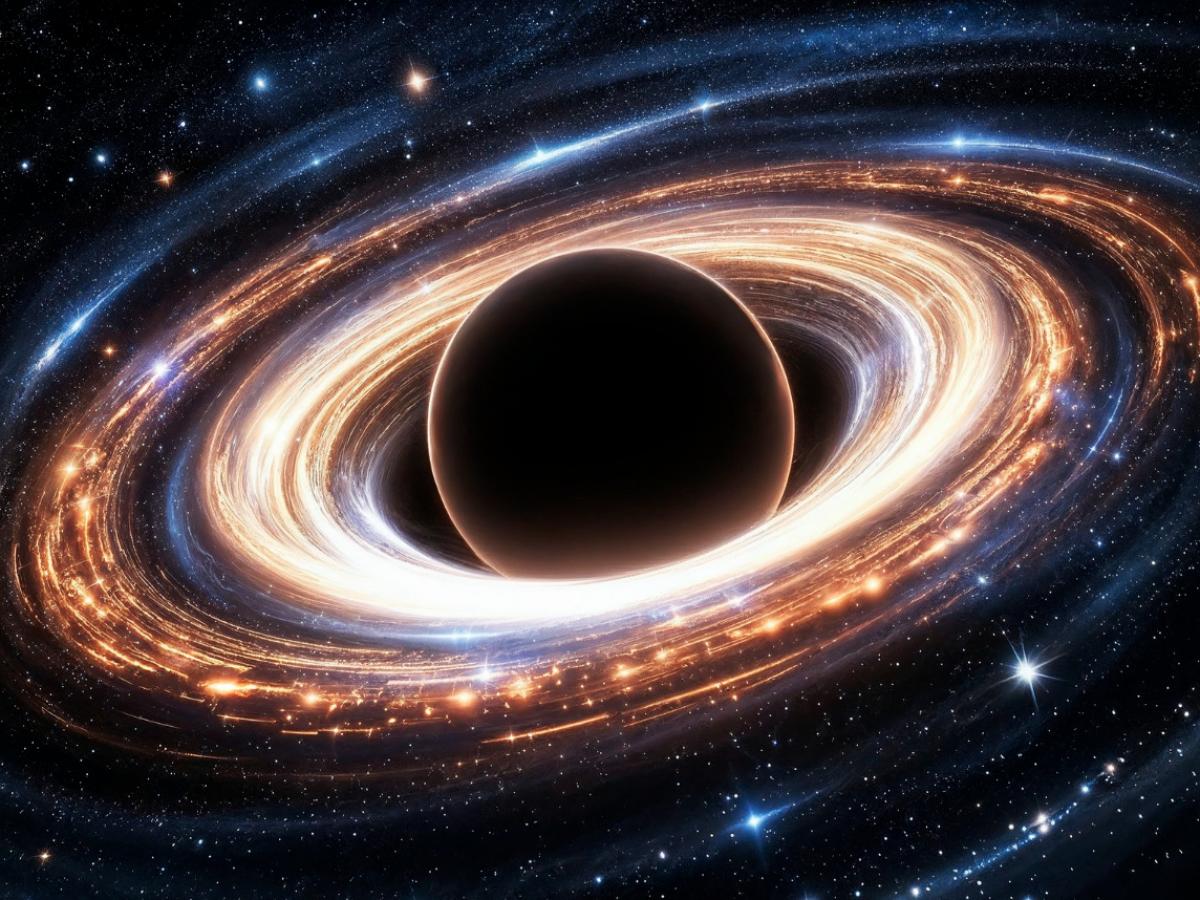 Сверхмассивные чёрные дыры могут помочь в поиске тёмной материи  ScienceDaily