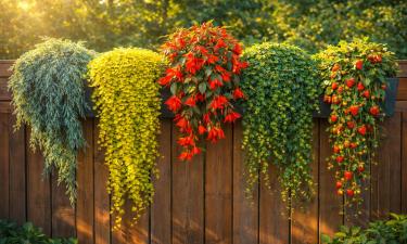 Скучная стена исчезает под зелёным потоком: растения, которые добавят в сад объёма