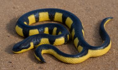 Пеламида — самая ядовитая змея России: узнайте её особенности и как избежать укуса