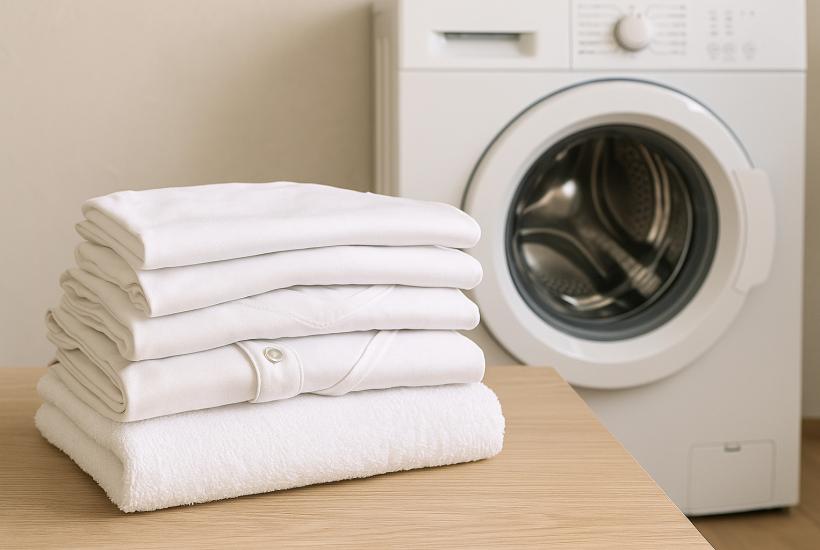 Белая одежда после стирки