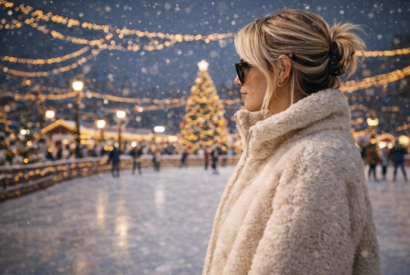 Девушка на катке