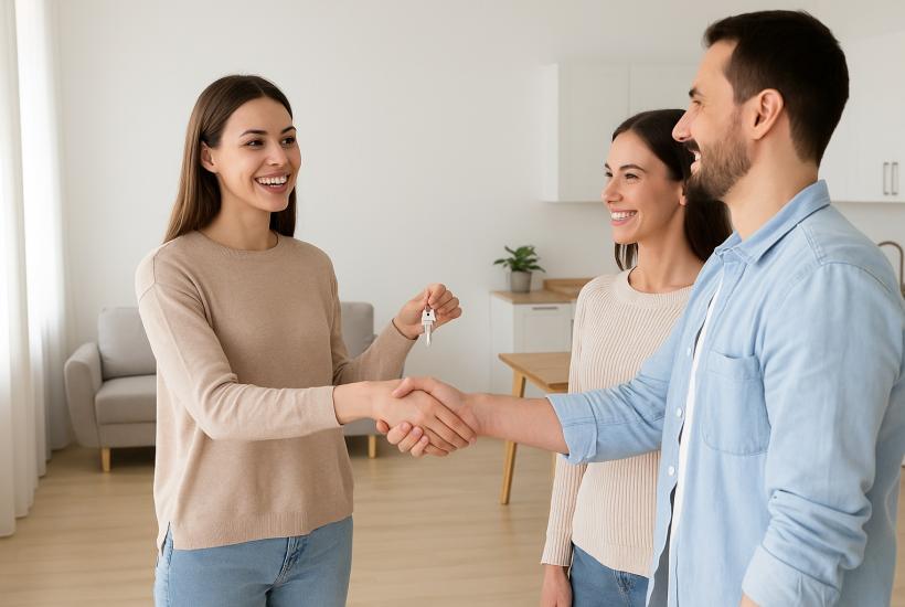 Передача ключей новым жильцам