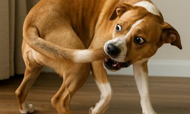 Владельцы умиляются, а пёс бьёт тревогу: что на самом деле означает погоня за хвостом