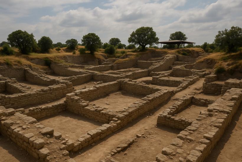 Раскопки древнего города