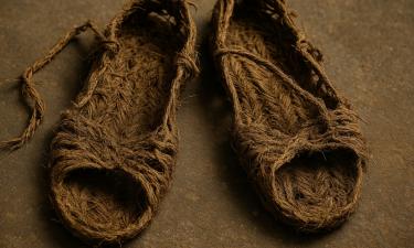 700-летние сандалии найдены в гнезде птицы: кто оставил обувь на скалах