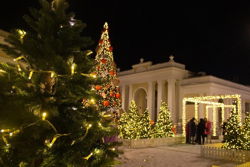 Новогодняя атмосфера в Рязани