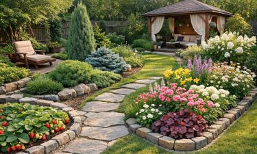 Белый клевер в огороде заменяет газон и не требует стрижки