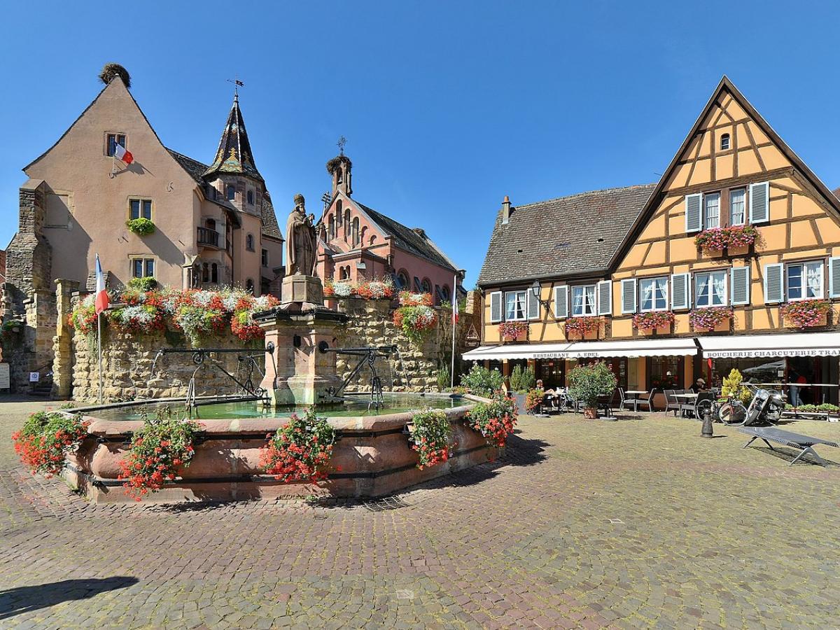 Деревню Эгисхайм сохранили вне массового туризма Эльзаса