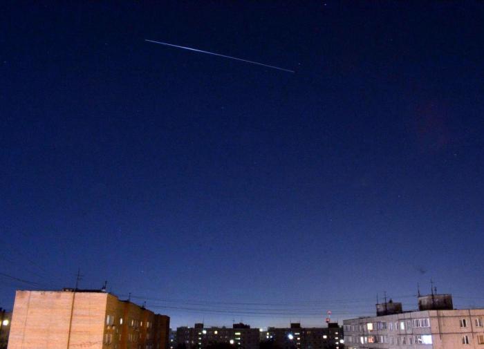 Московский планетарий показал МКС в небе над столицей