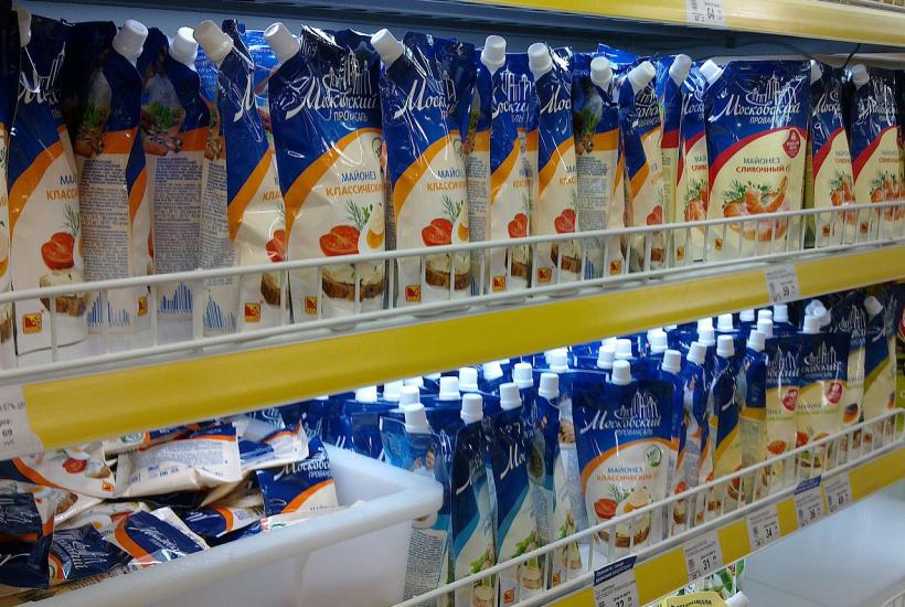 Майонез в магазине Майонез в магазине