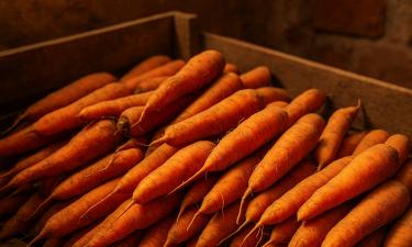 Хранение моркови в песке сохраняет семенные корни